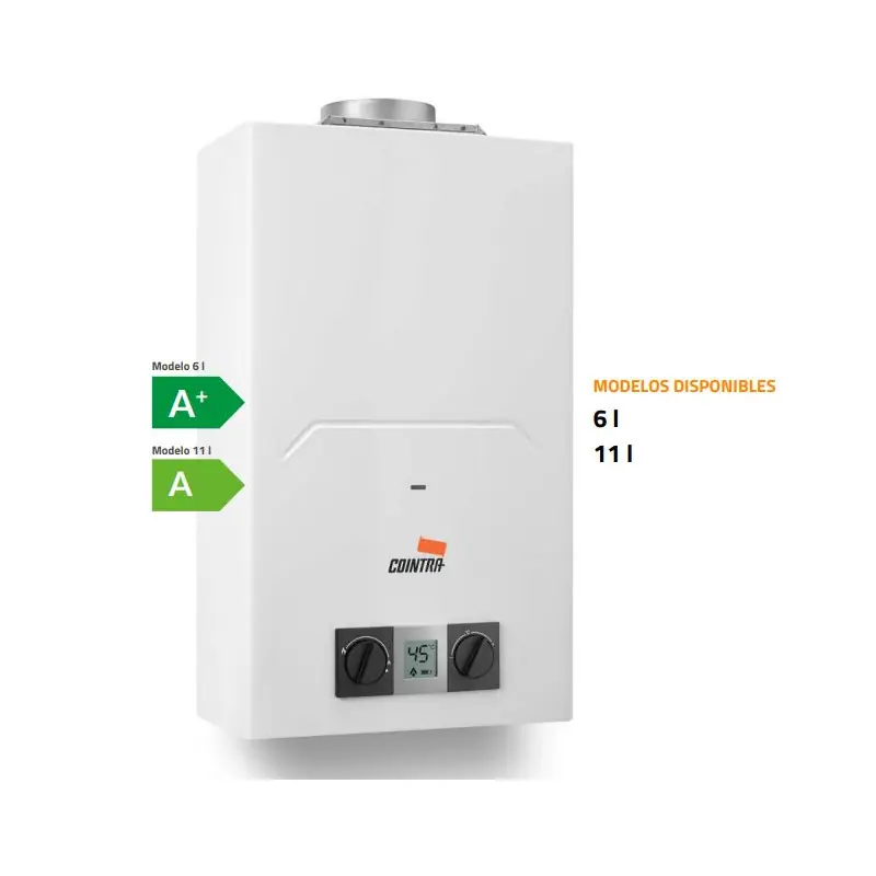 Marca Reconocida Calentador COINTRA CADI 6 n gas natural