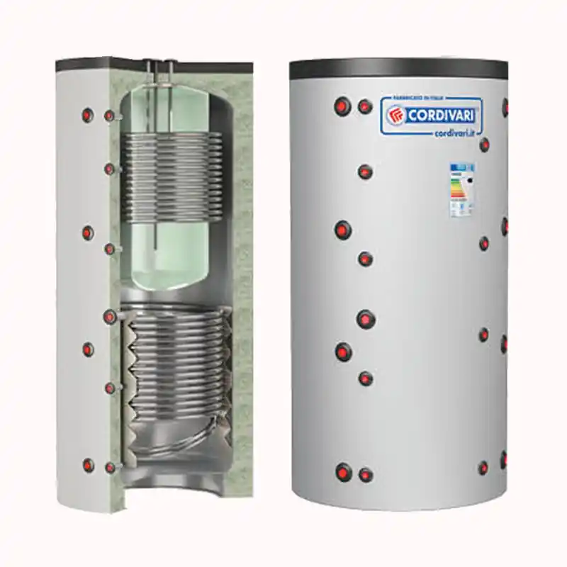 Precio Reducido Inercia + ACS + 2 serpentines CORDIVARI COMBI 3 1000L.