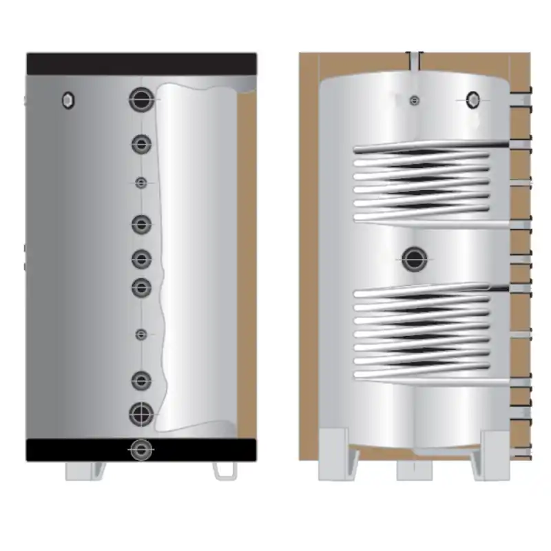 Interacumulador Inox con 2 Serpentines FERCO XEP1000 Económico