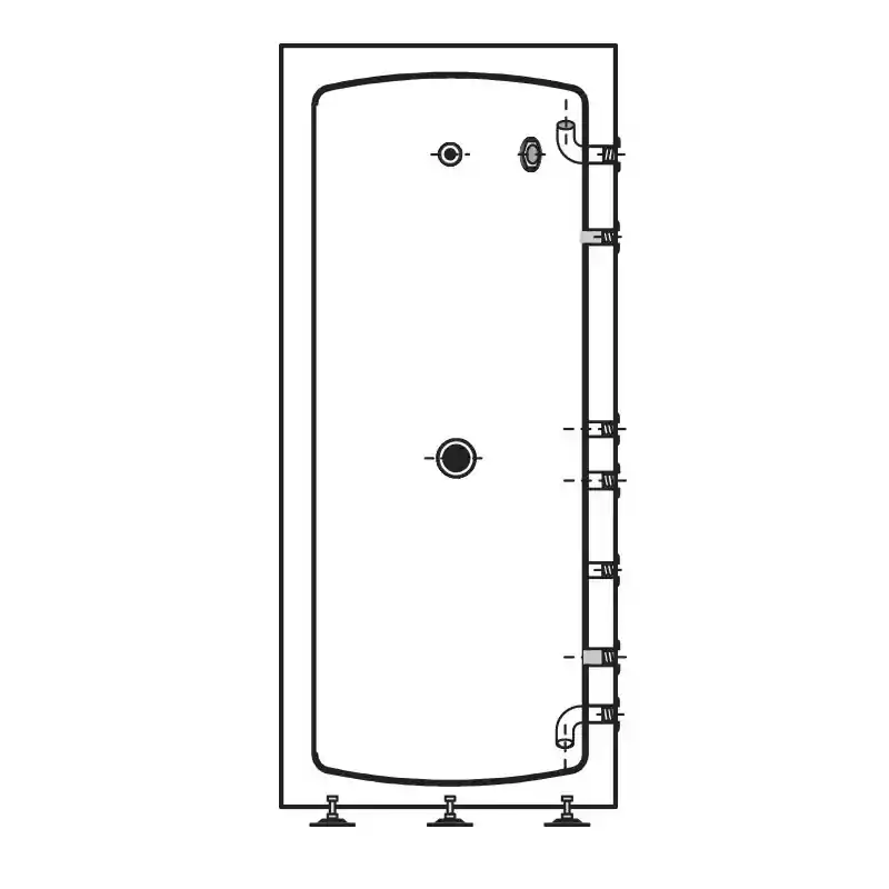 Liquidación Depósito de inercia inox FERCO DIIPV150