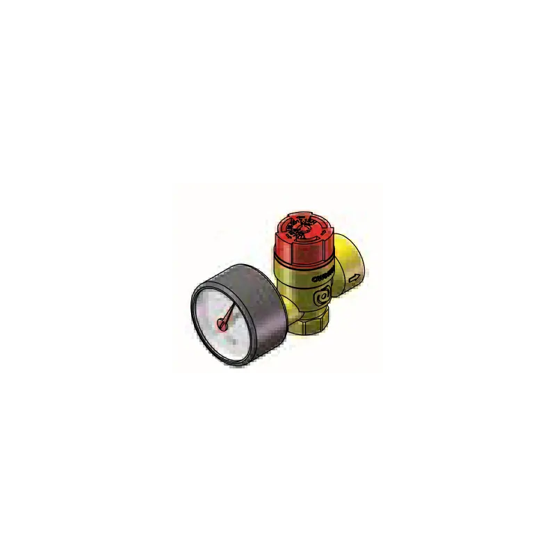 Ordenar Ahora Mismo Válvula de Seguridad Calefacción con Manómetro ½” FERCO VSC312MA