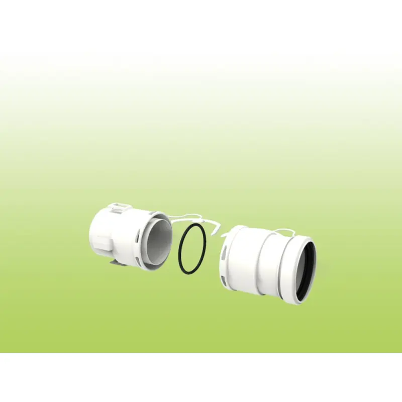 Manguito unión tubo Flexible Ø 80mm. condensación Solo Por Tiempo Limitado