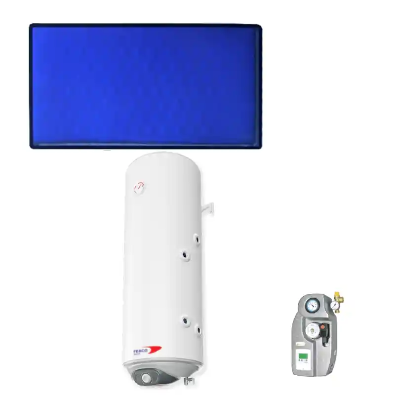 Kit solar térmico ACS 100 litros FERCO 2.5 FH Compra Hoy