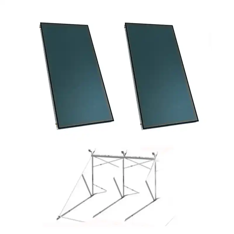 Pack 2 Placas solares térmicas TRADESOL 2.60 S con Soportes Precio De Fábrica