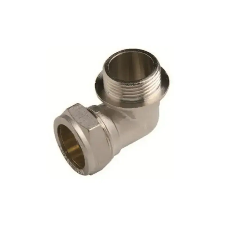 Codo Compresión Macho Ala Plana - Rectificada para Tuberia Inox 18mm x ½” M FERCO Oferta Flash
