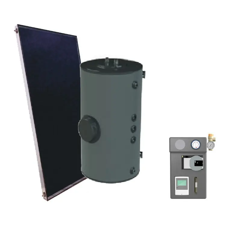 Venta Final Kit Solar Térmico Forzado 150L FERCO – Agua Caliente Gratis con Energía Solar