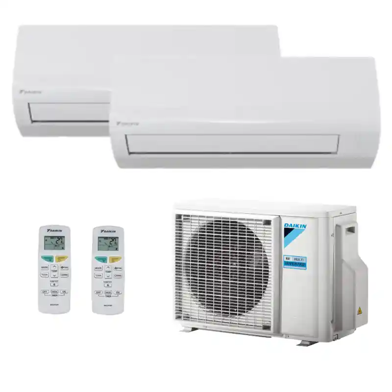 Multisplit 2x1 DAIKIN SENSIRA CTXF25C+CTFX25C+2MXF40A Garantía De Devolución De Dinero