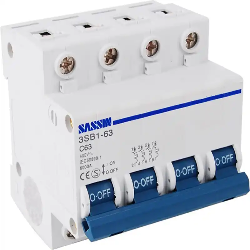 Precio Bajo Magnetotermico 4P 10A SASSIN serie 63H