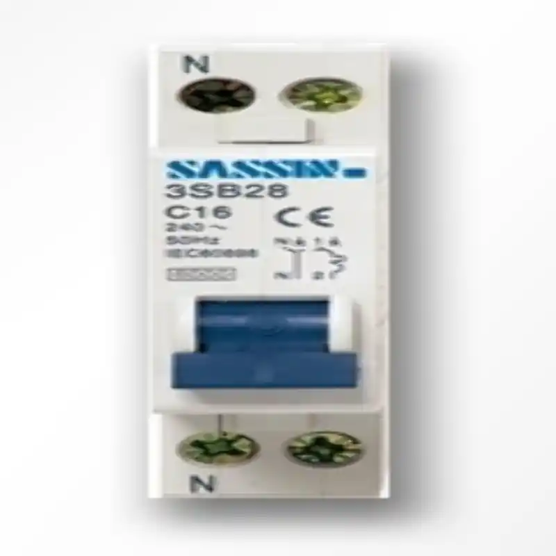 Magnetotérmico SASSIN serie SB28, DPN 1P+N 6A Directo De Fábrica