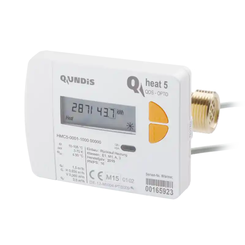 Contador de Calor QUNDIS Q HEAT 5 OPTO 3/4" Alta Calidad