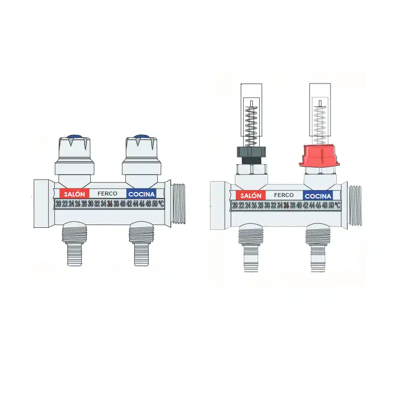 Kit módulo 2 vías + Equilibrado 1" M-H FERCO JFCT2M Promoción Exclusiva