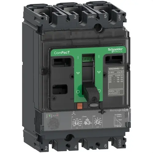 BLOQUE DE CORTE NSX100HB1 75kA AC 3P 100A 2.2M Oferta De Temporada