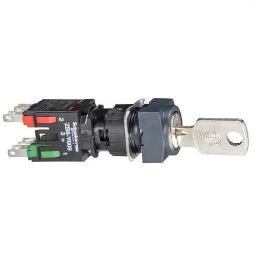 SELECTOR DIÁMETRO 16 LLAVE 1 NA/NC 3 FIJAS CUADRADA Disponible Ahora