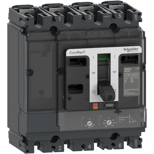 Venta Final BLOQUE DE CORTE NSX160F 36kA DCPV 4P 160A TMD