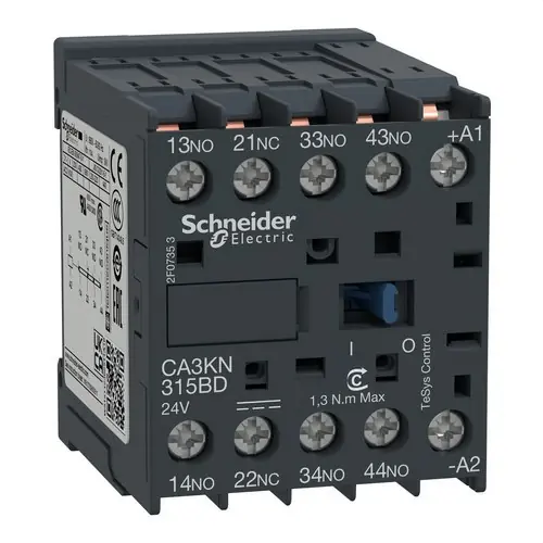 MINICONTACTOR AUXILIAR 3 NA+1 NC 24V CC Oferta Flash