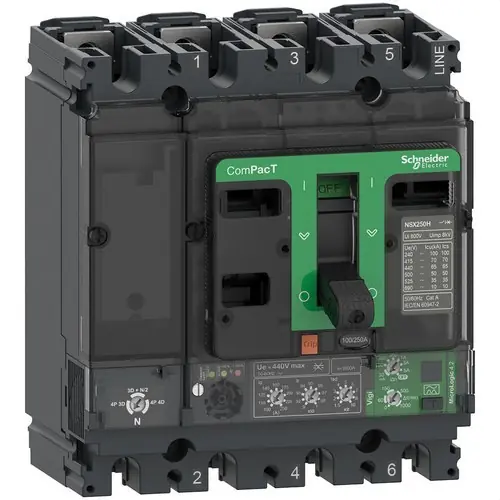 BLOQUE DE CORTE NSX160F 36kA AC 4P4R 100A 4.2 Precio De Fábrica