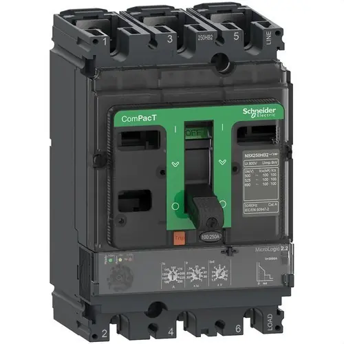 Promoción BLOQUE DE CORTE NSX250HB2 100kA AC 3P 160A 2.2