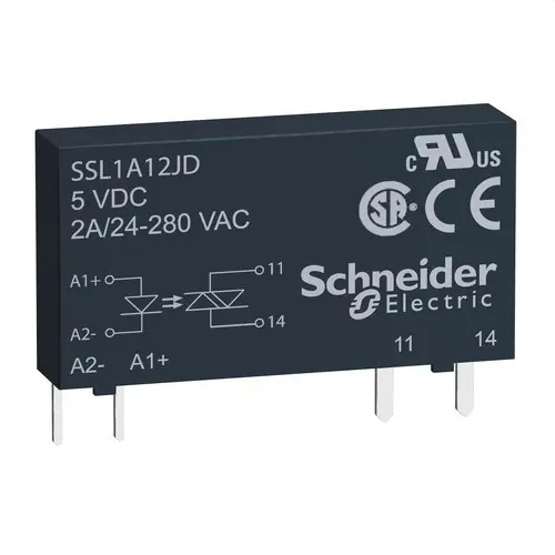 RELÉ SSR MONOFÁSICO 280V AC 2A 12V DC Garantía De Devolución De Dinero