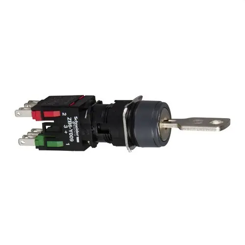 SELECTOR DIÁMETRO 16 LLAVE 1 NA/NC CON 2 FIJAS REDONDA Alta Calidad