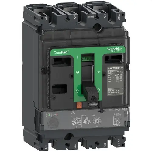 Venta Final BLOQUE DE CORTE NSX250HB2 100kA AC 3P 150A 2.2M