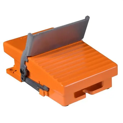 INTERRUPTOR PEDAL METÁLICO CON 1 POSICIÓN 1 CC+CA NARANJA Comprar En Línea