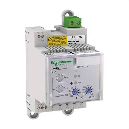 RELÉ DIFERENCIAL RH21M 110-130V CA 0,03-30A Última Versión