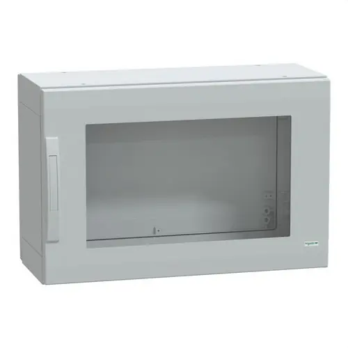 Stock Limitado ARMARIO POLIÉSTER PLA 500x750x320 PUERTA VIDRIO 7035