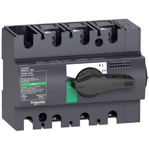 Súper Precio INTERRUPTOR SECCIONADOR INSE80 3P 40A UL