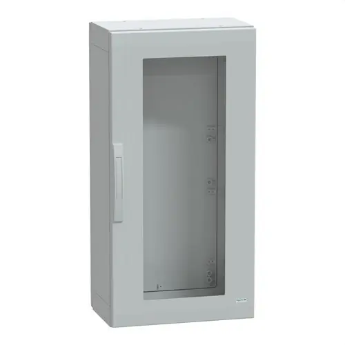 ARMARIO POLIÉSTER PLA 1000x500x320 PUERTA VIDRIO 7035 Directo De Fábrica