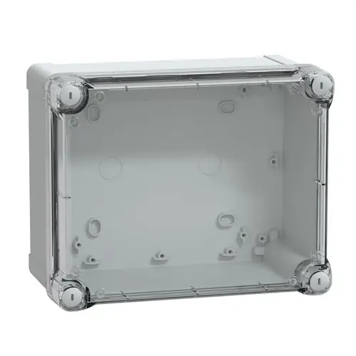 CAJA INDUSTRIAL POLICARBONATO 241x194x127 TAPA TRANSPARENTE Disponible Ahora
