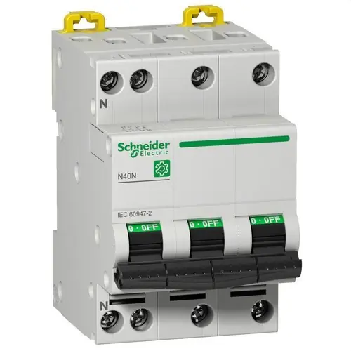 Últimas Unidades INTERRUPTOR DIFERENCIAL N40N 3P-N 16A CURVA-C 10kA