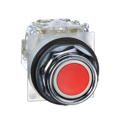 PULSADOR IMPULSO RASANTE TIPO 9001K ROJO Barato