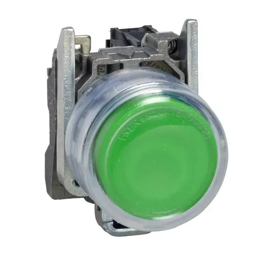 PULSADOR CON CAPUCHÓN VERDE AUTOEXTINGUIBLE Oferta Flash