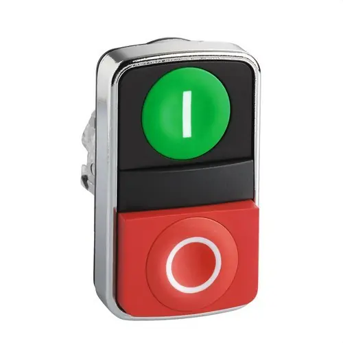 CABEZA PULSADOR DOBLE BLANCO VERDE-I / BLANCO / ROJO-O IP66 Oferta Flash
