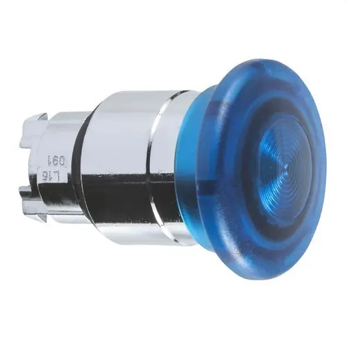 Bestseller CABEZA PULSADOR SETA LUMINOSO ENCLAVAMIENTO AZUL