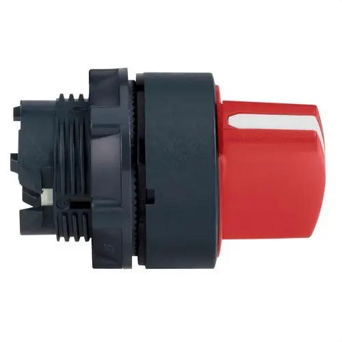 Envío Gratis CABEZA SELECTOR DIÁMETRO 22 MANETA CORTA ROJA 2 FIJAS EMBELLECEDOR PLÁSTICO