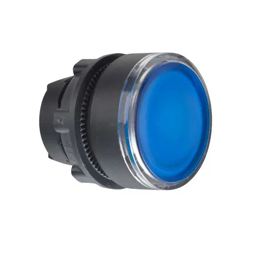 Directo De Fábrica CABEZA PULSADOR LUMINOSO LED RASANTE P-P AZUL