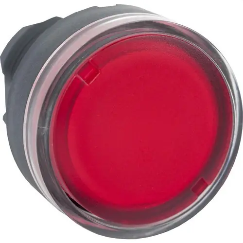 CABEZA PULSADOR LUMINOSO DIÁMETRO 22 RASANTE ROJA EMBELLECEDOR PLÁSTICO Envío Exprés