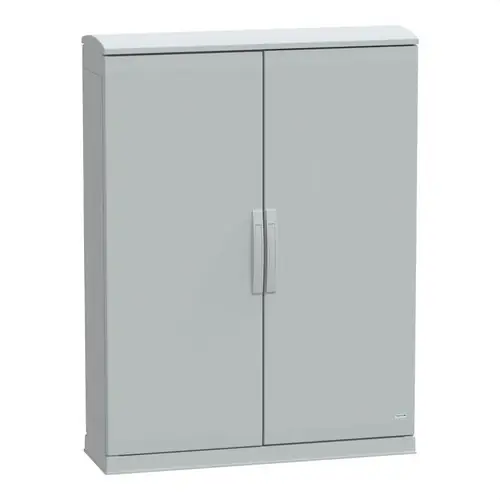 Última Oportunidad ARMARIO POLIÉSTER ZÓCALO + TEJADO 1250x1000x320 IP44 7035