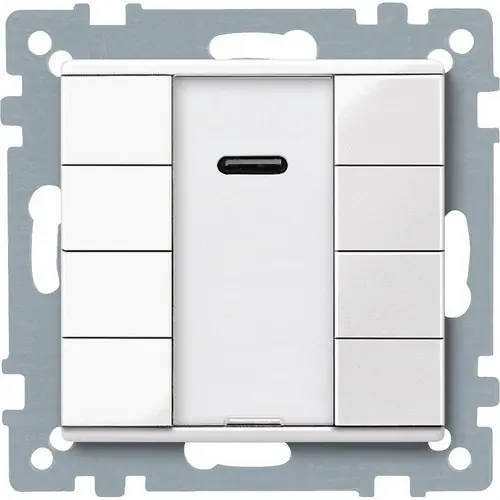PULSADOR ELEGANCE PLUS 4 ELEMENTOS CON RECEPTOR BLANCO Favorito De Clientes