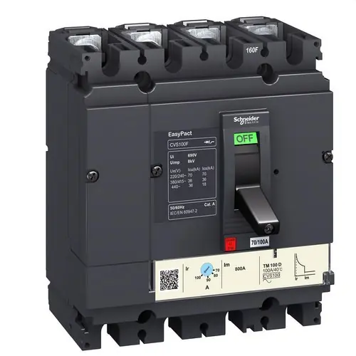 INTERRUPTOR AUTOMÁTICO CVS100B TM25D 4P 3R Gran Oferta