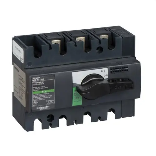 INTERRUPTOR SECCIONADOR INSE80 60A 3P Oferta De Temporada