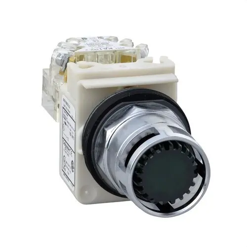 PULSADOR TIPO 9001K EMBELLECEDOR METÁLICO CON TRANSFORMADOR 230V VERDE Stock Limitado