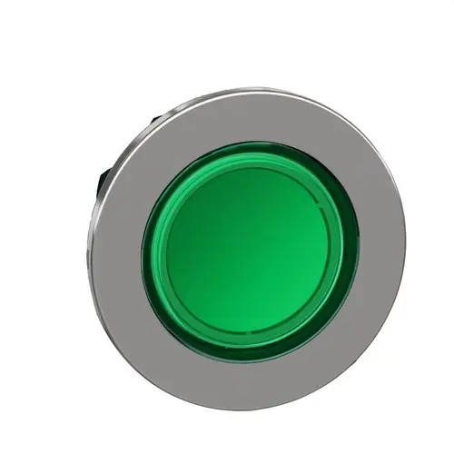 Marca Reconocida CABEZA PULSADOR LUMINOSO XB4 MONTAJE ENRASADO VERDE LED