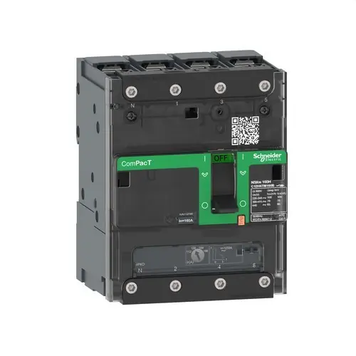 INTERRUPTOR NSXm100H 70kA AC 4P4R 100A TMD TORNILLO Última Versión