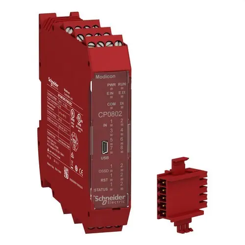 Envío Exprés CPU CON 8 ENTRADAS 2 PARES OSSD + CONECTOR PLACA BASE