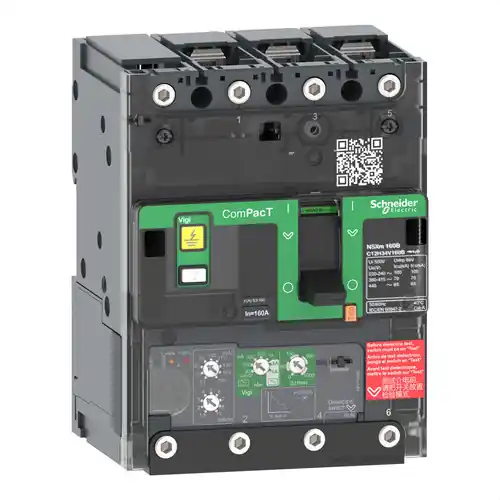 INTERRUPTOR NSXm160H 70kA AC 3P 160A 4.1 TORNILLO Promoción Exclusiva