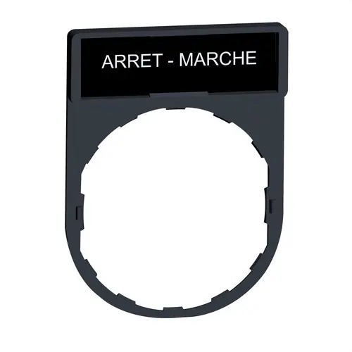 Promoción Exclusiva PORTAETIQUETAS CON LEYENDA "ARRET MARCHE"