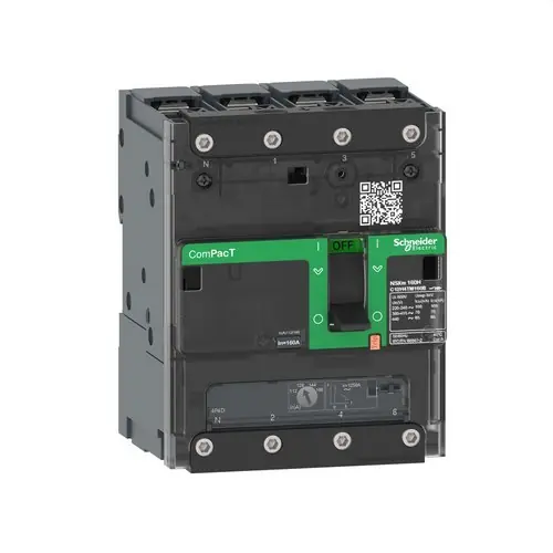 INTERRUPTOR NSXm100B 25kA AC 4P3R 100A TMD TORNILLO Solo Hoy