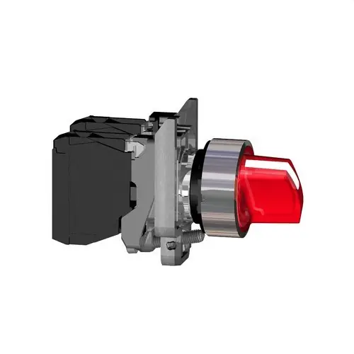 Stock Limitado SELECTOR LUMINOSO LED 24V CA/CC 3P ROJO